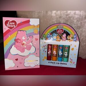 Care Bears Lip Balm and Eyeshadow Set - Pink and Rainbow